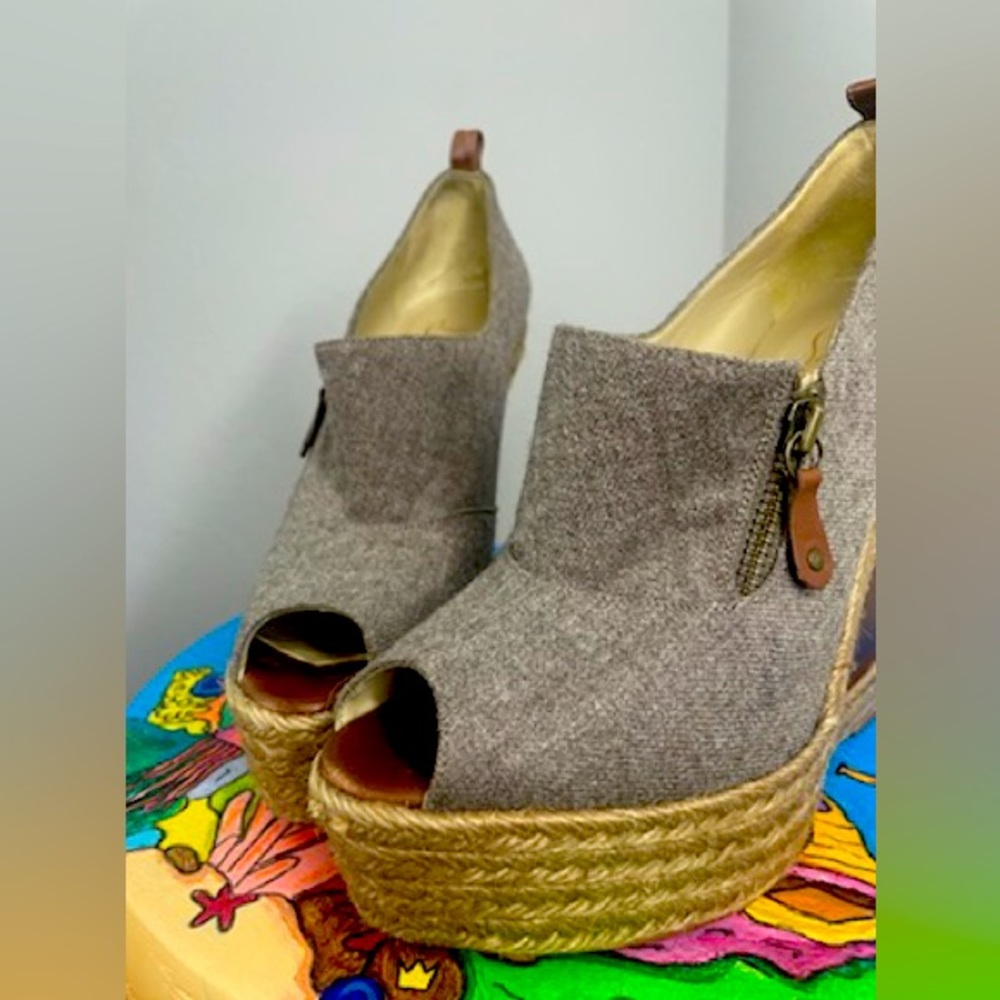 Christian Louboutin Wool Wedges